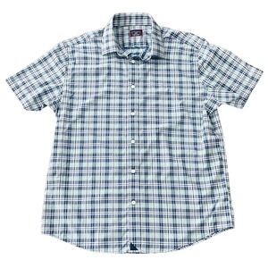 Untuckit Shirt Men's Large Navy Blue Henderson Commuter Performance Stretch